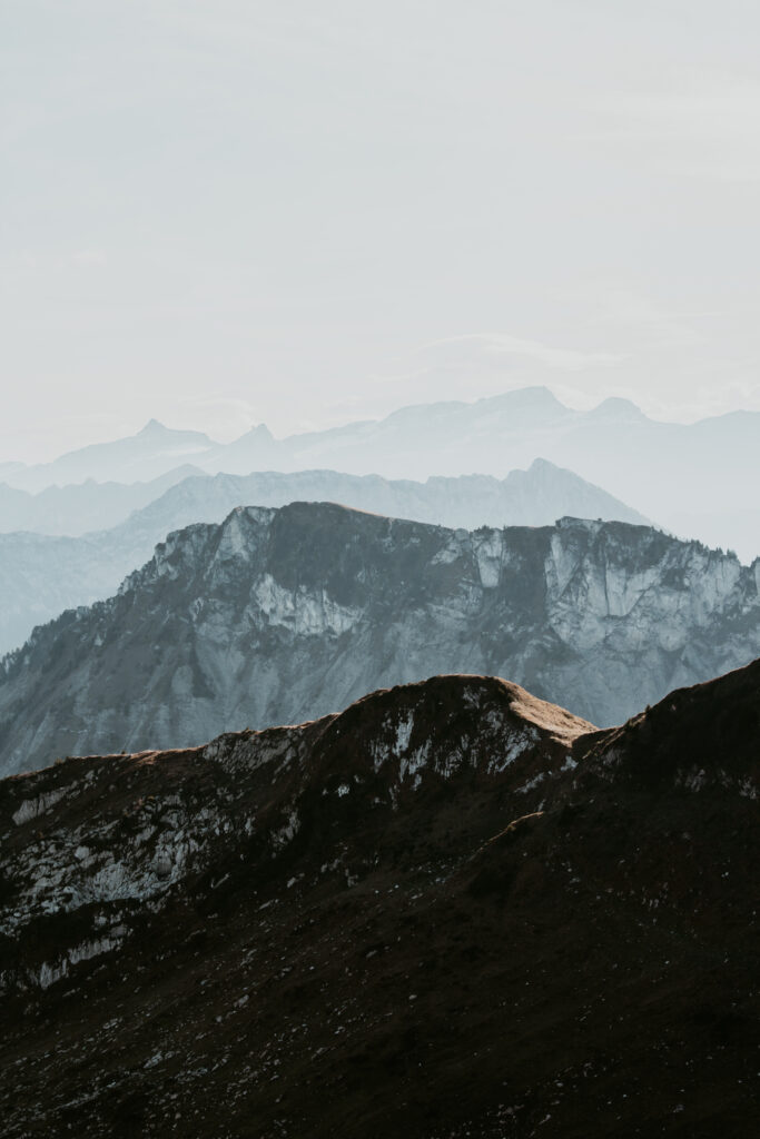 Mountain range, Switzerland